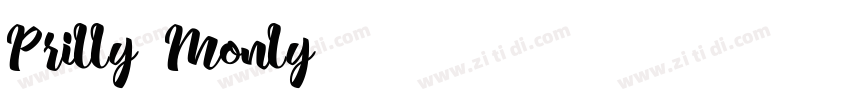 Prilly Monly字体转换